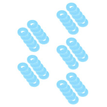 50Pièces Verrous Guitare En Silicone Bleu Pour Guitare Et Basse