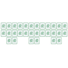 30Pcs Green Iron on Embroidery Patches for Clothes Bags Hats Repair
