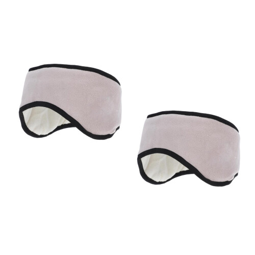 2Pièces Cache-Oreilles De , Bandeau Réglable En Coton