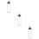 3Pcs High Borosilicate Transparent Oil Storage Can with Scale 1