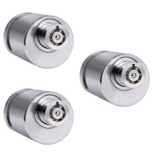 3Pcs Motorcycle Disc Brake Lock Silver Zinc Core Bike Lock