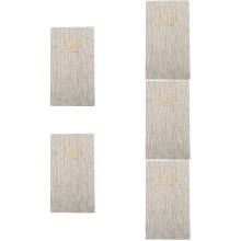 5Pièces Planner Hebdomadaire Beige En PU Pour Et Voyage