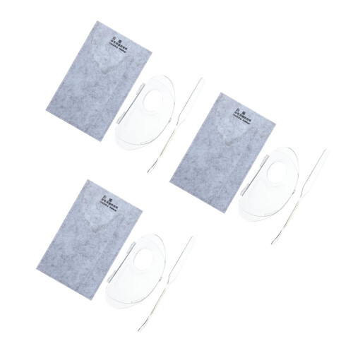 3Ensembles Palette Mixte Compacte Spatule