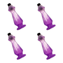 4Pièces Poignées De Tampon En Résine Violet Pour Remplacement Pratique