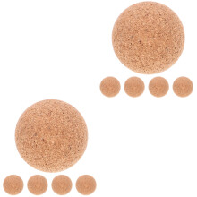 10Pièces Boules De Remplacement Baby-Foot En Bois Naturel Khaki