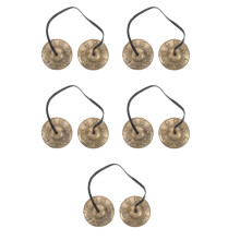 5Paires Instruments De Percussion Yoga Cuivre Cloche Ethnique