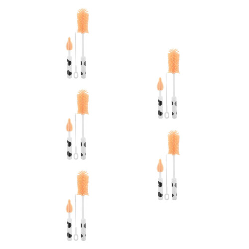 15Pièces Brosse Silicone Multi Fonction Pour Nettoyer Bouteilles
