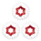 3Pièces Disques De Aluminium Argent, Accessoires 1