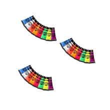 24Pièces Fluorescente Et Corps Pour Fêtes