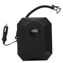 Pompe À Air Portable Noire ABS Pour Pneus Auto Écran Digital