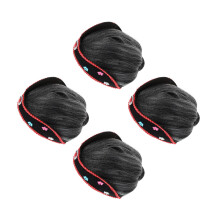 4Pièces Perruques Cosplay Rouges Confortables Pour Enfants