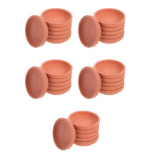 30Pièces Plateau Ramasse- En Terre Cuite Orange Pour Plantes