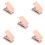5Pcs Durable Pink Office Stapler Small Portable Stapler for Students 1