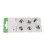 6pcs Click Sleeve Set, Silicone, Black S 12