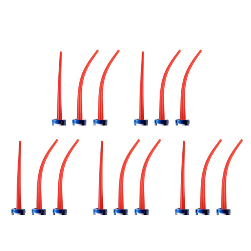 15Pièces Embouts Universels Rouges En Pour Tubes De Mastic