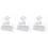 3Pièces Enseignes WiFi Acryliques Transparentes Pour Café Et 1