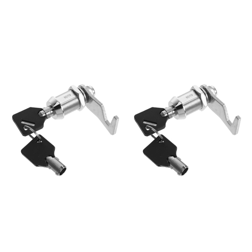 2Pcs Easy-Use Box Locks Zinc Alloy For Toolbox And Cabinets 3704256829701