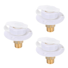 3Ensembles Entrée D'eau Rv En ABS Et Laiton Pour Camping-Car
