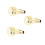 3Pièces Atténuateur Trompette ABS Accessoire Muting Outil 1