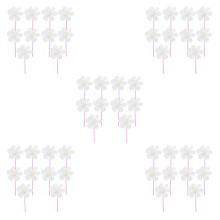 50Pcs White DIY Pinwheels for Kids Outdoor Craft and Play