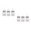 6Pcs Multi Work Cover Badge Holder PP Badge Protector for Office Use 1
