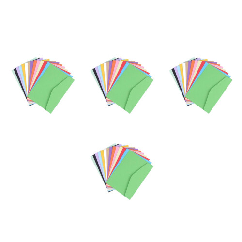 400Pièces Enveloppes Mini Couleurs Solides Pour Cadeaux