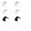 6Pcs Durable Plastic Spray Nozzles Trigger Sprayer Heads for Gardening 1