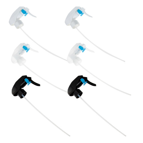 6Pcs Durable Plastic Spray Nozzles Trigger Sprayer Heads for Gardening