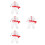 4Sets Ademend Wit Kung Fu Uniform Kinder Training 1