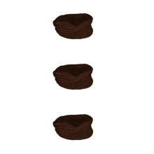 3Pièces Tour De Cou Tricot Café Pour Et Femme