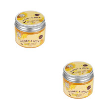 2Pièces Mains Cire Miel Exfoliante Nourrissante Hydratée