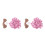 2Ensembles Clips Bois Roses Pour Photos Accessoires DIY 1
