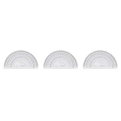 3 Pcs Charger Cable Metal Ruler Protractor Student
