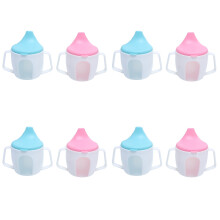 8Pcs Kids Sippy Cup with Handle Leak-Proof Training Bottle