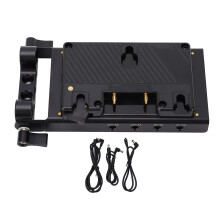 Anton Bauer Mount Battery Plate Converter Adapter Plate With Safety Lock Dual D Tap Outputs Gold Mount Battery Plate Converts Anton Bauer Gold Mount