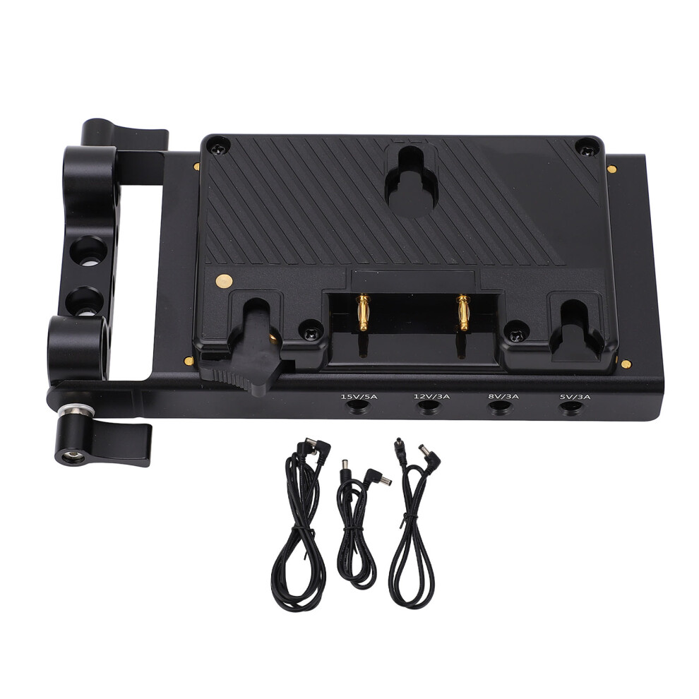 Anton Bauer Mount Battery Plate Converter Adapter Plate With Safety Lock Dual D Tap Outputs Mount Battery Plate Converts Anton Bauer Mount Gold 9159805644535