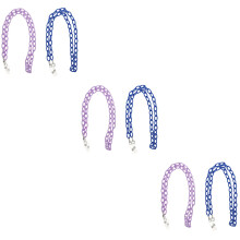 6Pcs Durable Acrylic Anti Lost Mask Chains for Hanging Assorted Colors