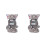 2Pcs Adjustable Strap Plush Elephant Backpack with Safety Leash 1