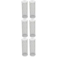 6Pcs Stainless Steel Filters Inlet Cover White Aquarium Accessories