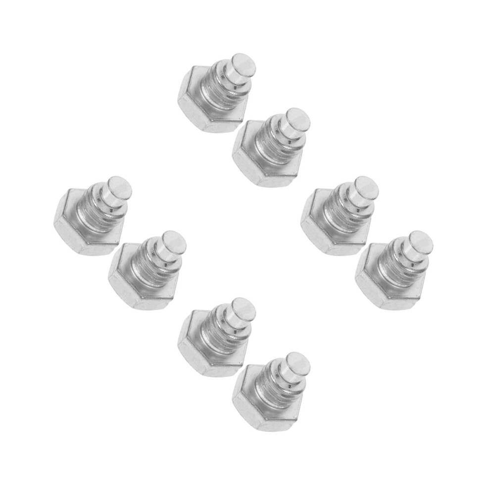 8Pcs Iron Jack Handle Screws For Floor Jack Repair Accessories Silver 3704256808560