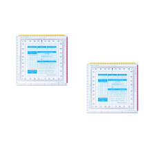 2St Duurzame Multi Plastic Linialen Vliegrat Voor Precisie Meting