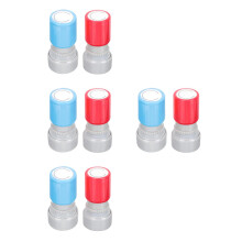 8Pcs Guitar & Ukulele Chord Stamps Plastic Blue Red Learning Tools