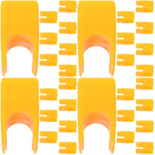 32Pièces Boucles Orange Pour Poteaux De Football Basket
