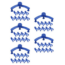 50Pièces Clips Flexibles Pour Plantes Arbres Bleu En Plastique