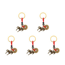 5Pièces Pendentifs Feng Shui En Cuivre Lien Nœud Chinois