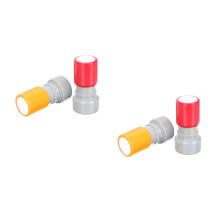 4Pcs Guitar Aids Stamp Plastic Chord Assistant Green Orange Set