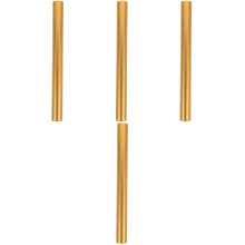 4St Compacte Aluminium Opslagbuis Goud Voor Stick En -Stick Thuis