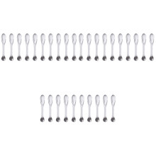 30Pièces Outils Spatules ABS Transparentes Pour Crèmes