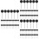 Black Drawing Pins for Cork Boards and Craft Projects 1