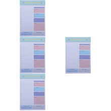 4Pièces Notes Déchirables Planificateur Simple Et Pratique